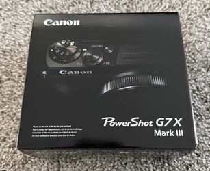 Canon PowerShot G7 X Mark III Point & Shoot Digital Camera - Black (NEW)