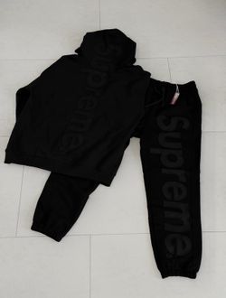 SUPREME hoodie and pants tracksuit set