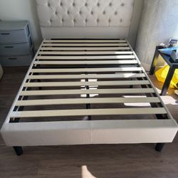 Full Size Bed Frame (mattress optional but included)