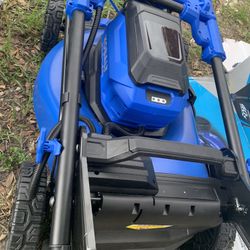 New Kobalt Electric Mower Batteries Included 