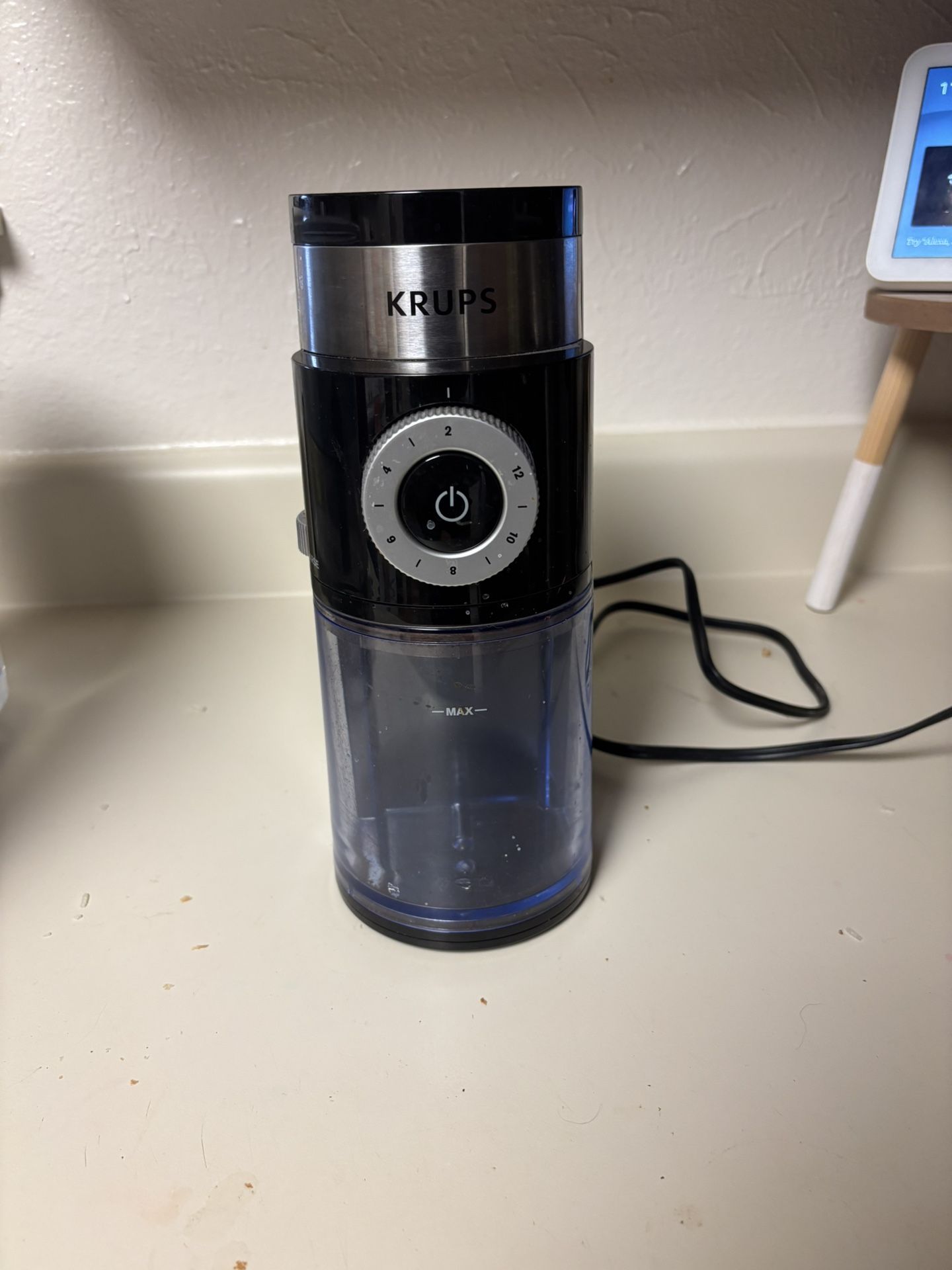 KRUPS ELECTRIC COFFEE BURR GRINDER