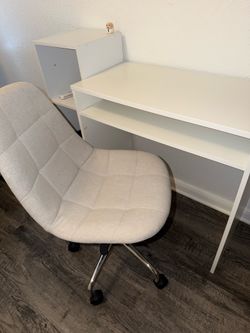 Grey office chair