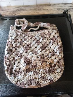 Handmade crochet granny stitch bags