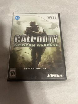 🔥 CALL OF DUTY: MODERN WARFARE — REFLEX EDITION (NINTENDO WII) — $12 OBO 🔥