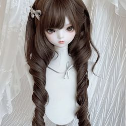 30 inch Roman curls wig with bangs