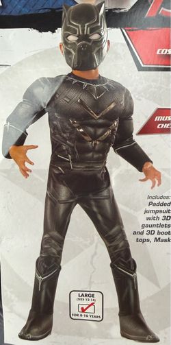 Black Panther child costume large 12/14