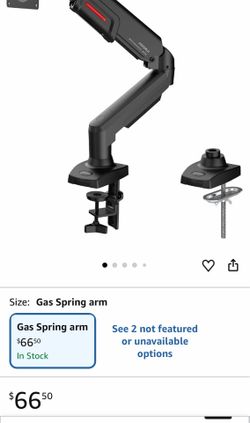 KOORUI Single Monitor Mount, Adjustable Gas Spring, Vertical Swivel Arm Fits 17-32 Inch, up to 19.8lbs, Stand With Clamp/Grommet Mounting Base, KR20Y