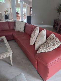 Italian Leather Sofa