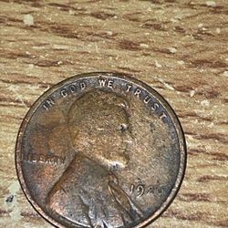 1926 No Mint Wheat Penny 