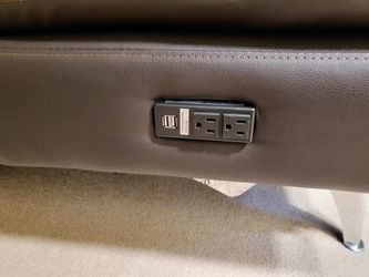 Leather Sleeper Couch 