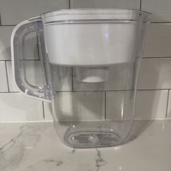Brita Water Filter Pitcher clear white