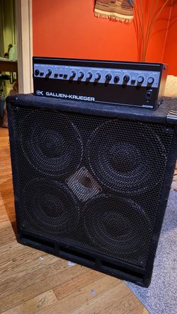 Bass amp head and Cab GK gallien krueger and WAN cab