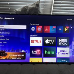 55 Inch 4K TCL Smart TV