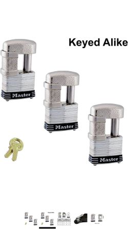 Master Lock - 2 Keyed Alike Trailer & Multi Purpose Padlocks