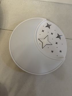 Flush Mount Ceiling Light, 30W Large Modern LED Ceiling Lights, 3000K/4500K/6500K Selectable, Moon and Star Ceiling Light Fixture for Bedroom Kitchen 