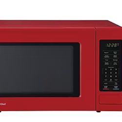 Small Red Microwave 
