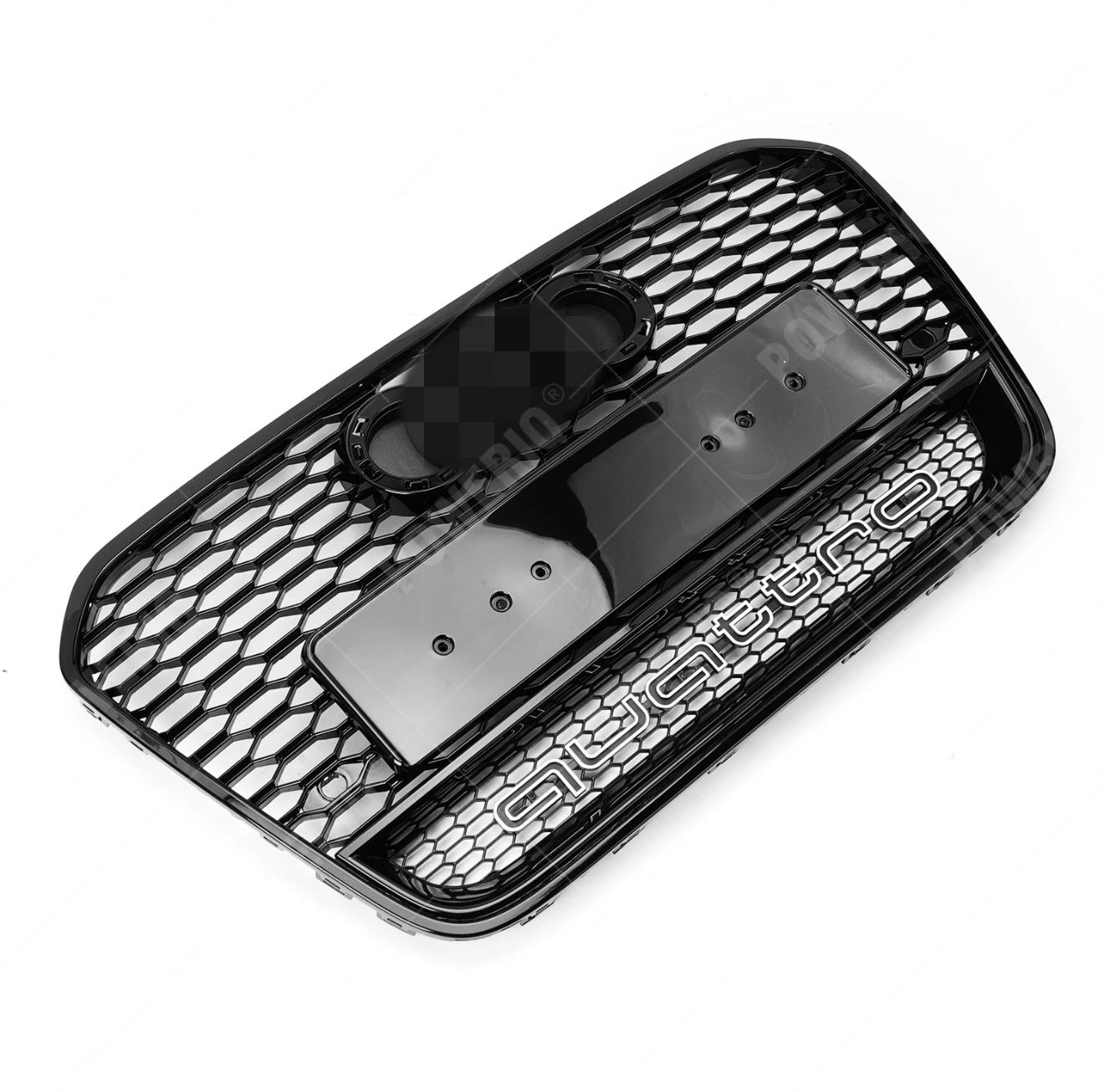 For 2012-2015 Audi A6 S6 C7 RS6 Front Radiator Grill Upper Grille With Quattro