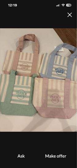 Trader Joe’s mini canvas bags
