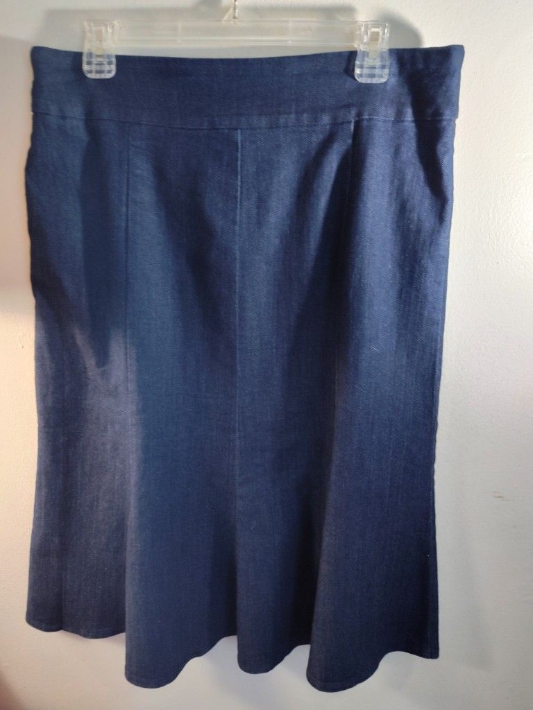 WESTBOUND Blue Jean Skirt Size 12