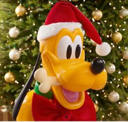 3.5 ft pluto animatronic christmas disney