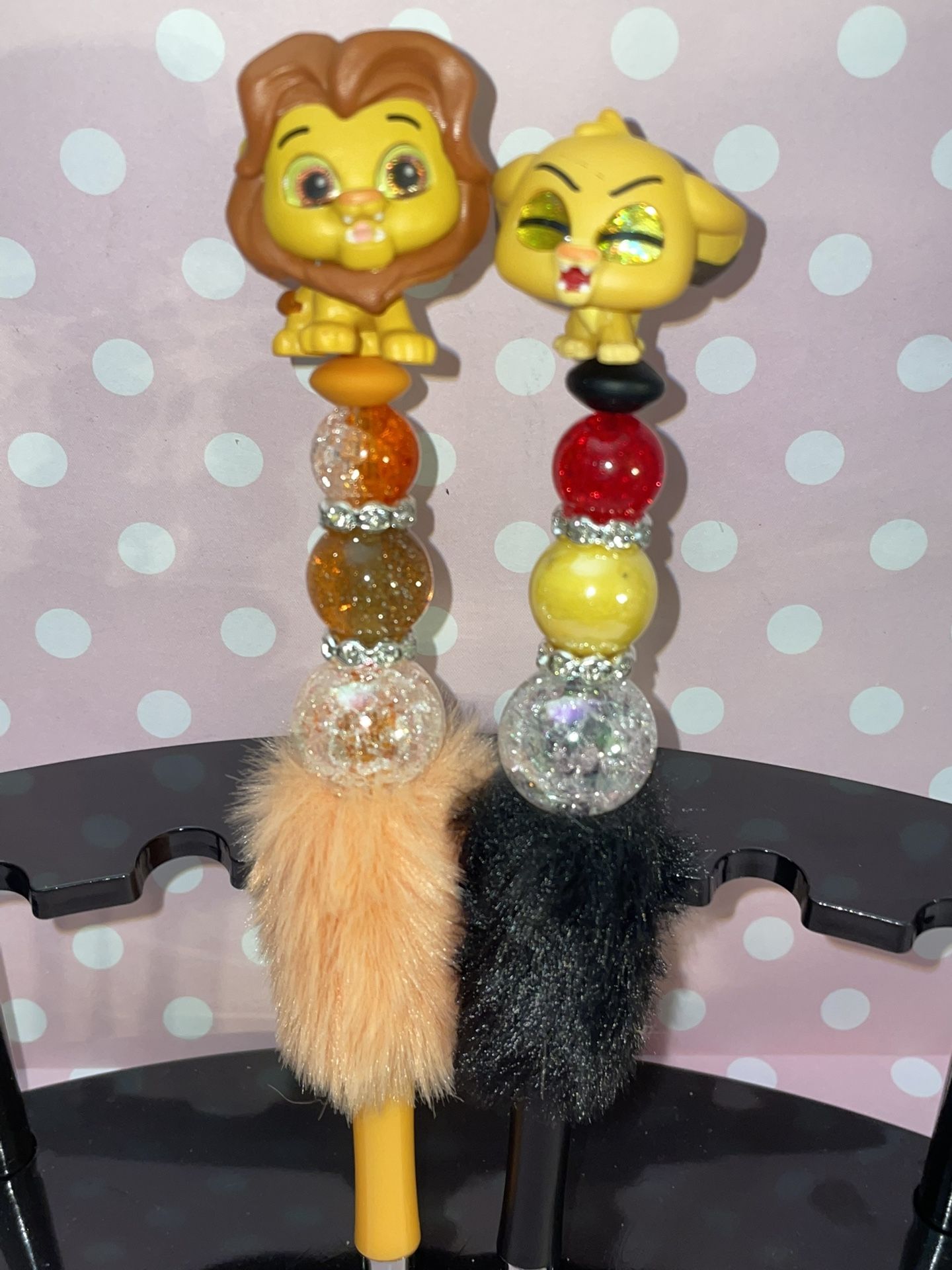 Beaded Character Pens