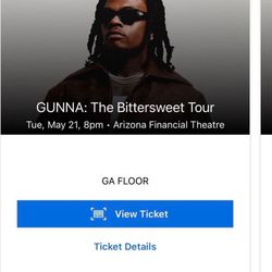 GUNNA : The Bittersweet Tour 