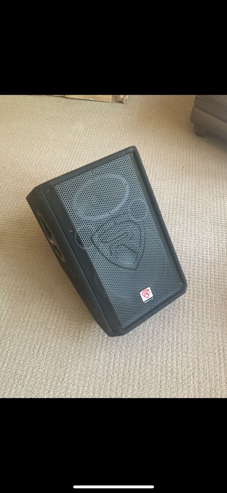 Rockville RSM15P 15" 1400 Watt 2-Way Passive Stage Floor Monitor Speaker