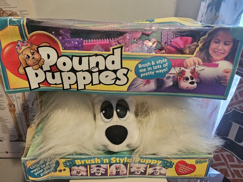 Very Rare Galoob Pound Puppy 1996