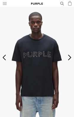 Purple brand stud tee