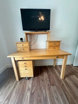 Light wood from pottery barn