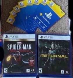 Ps5 Digital PlayStation 5 Disc games 12-month psn plus  (read the description) from $30 to $62