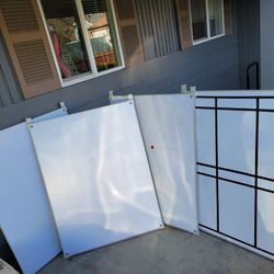 Whiteboards, 3x4ft, Magnetic With Rail System