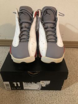 JORDAN SIZE 11 GREY TOE 13s