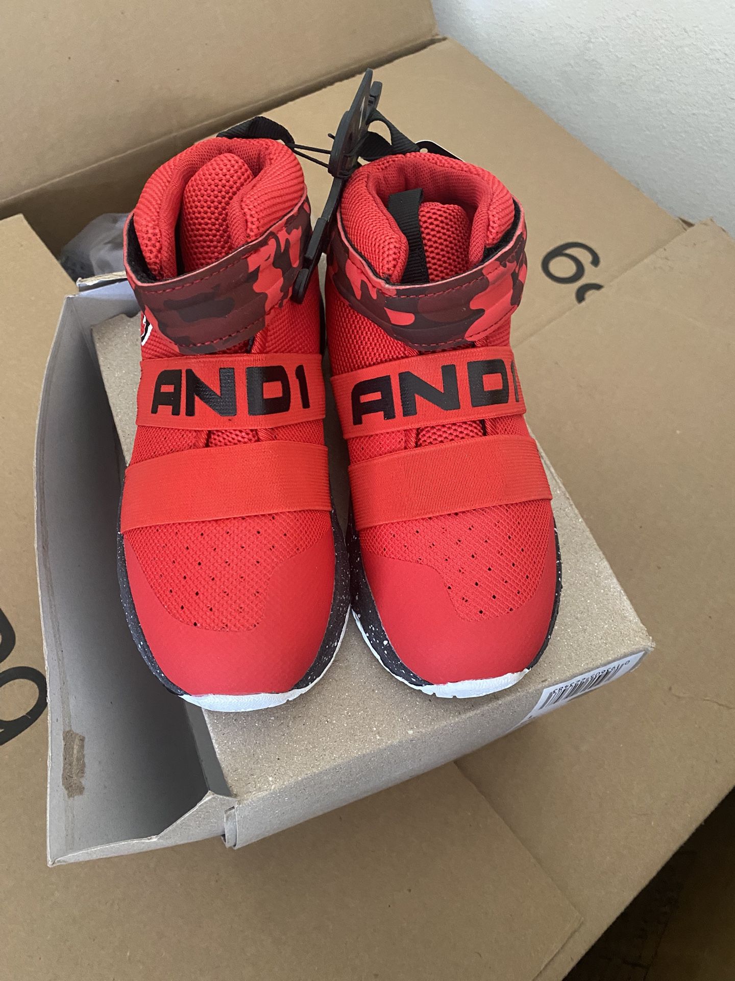 New And1 Boy Red Shoes
