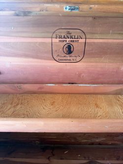 Vintage Antique Cedar chest trunk