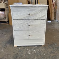 Three Drawer Nightstand Dresser New