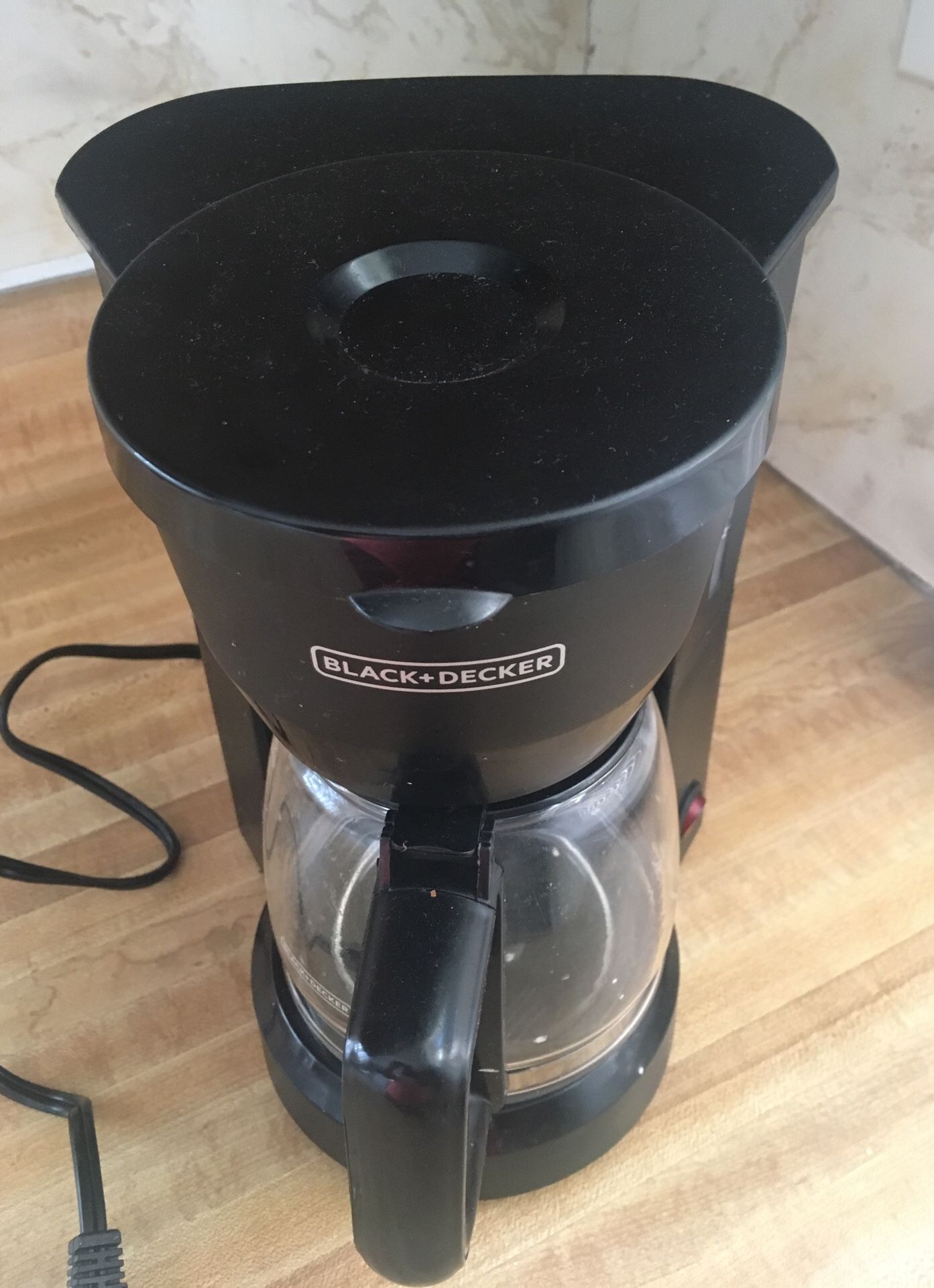 Black +Decker coffee maker