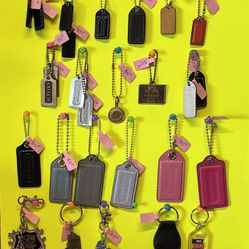 Coach keychains And MK Hang Tags
