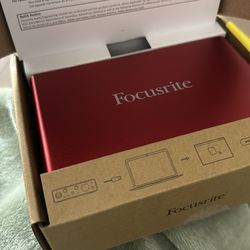 Focusrite scarlett solo audio interface