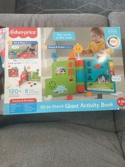 Fisher-Price Sit-to-Stand Giant Activity Book