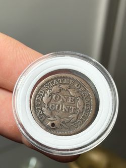 1846 Braided Hair Large Cent – “CENT” Legend Coin – Early U.S. Copper – 180 Years Old