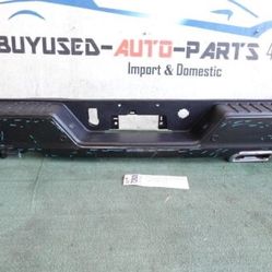 2019 - 2021 - 22 - 2023 CHEVROLET SILVERADO 1500 REAR PAINTED BUMPER OEM DUAL EXHAUST