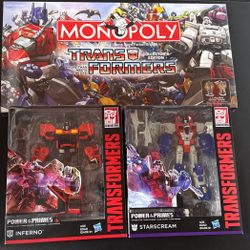 Transformers Monopoly POP - Inferno & Starscream