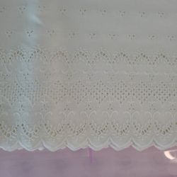 Cream Color Swiss Eyelet Trim