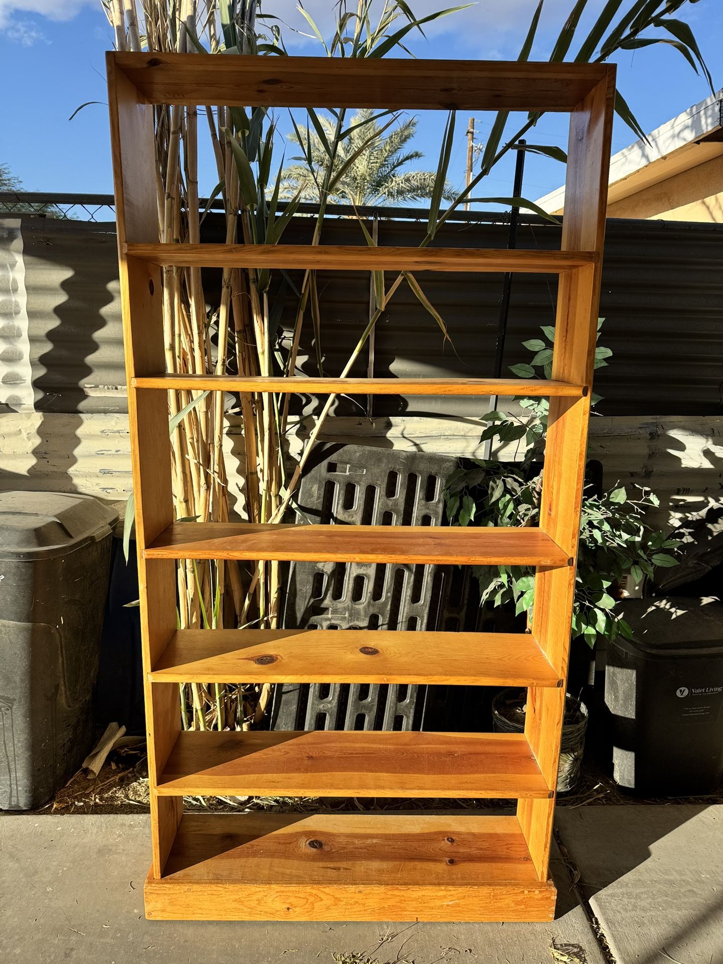 Multi Tier Lightweight Wooden Shelving