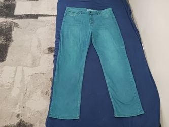 LRG Pants Size 44. Color Teal Dyed.