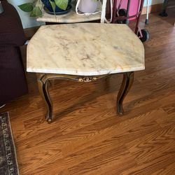 Marble End Tables Set Of 2