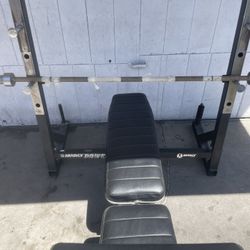 Marcy Power Bench press With Olympic Barbell 