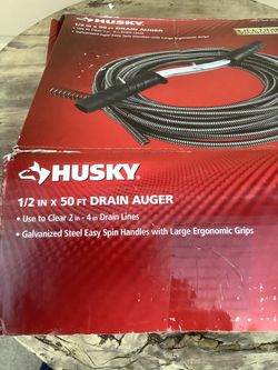 New Husky Drain Auger