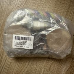 8PCS Natural Wood Bird Perches, Parrot Perch Stand & Chewing Toy with Multi-Branch & Rope, Cage Accessories for Parakeets, Conures, Cockatiels, Lovebi